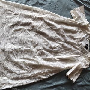 Worn once off white dress
